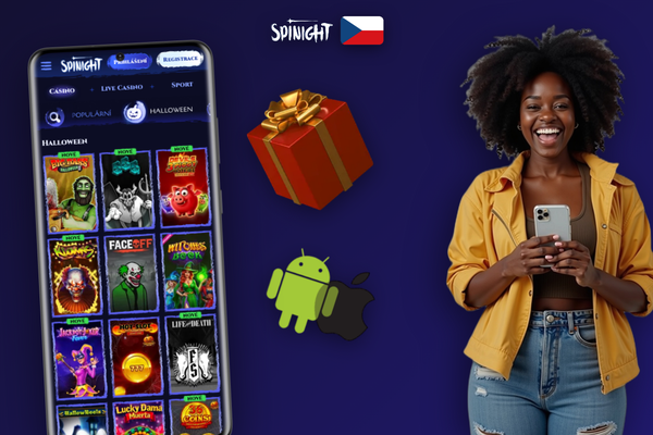 Mobilní dialog pro udělení oprávnění při prvním spuštění Spinight Casino aplikace