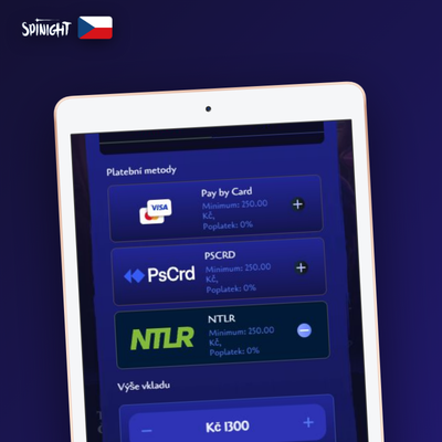 E-peněženky Neteller a MiFinity umožňují bezpečný vklad na Spinight bez sdílení údajů karty