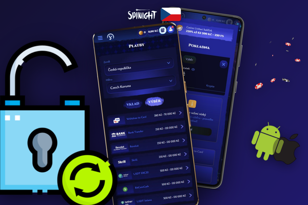 Nejrychlejší výběr peněz přes e-peněženku nebo kryptoměny ve Spinight