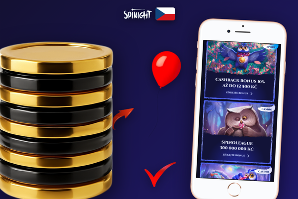 Registrace a aktivace Spinight bonus za registraci přes mobilní telefon během minut