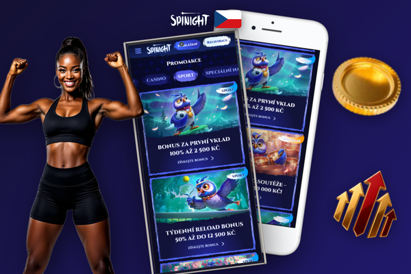Zadejte promo kód Spinight SPINBONUS do pole v mobilní pokladně a získejte bonus